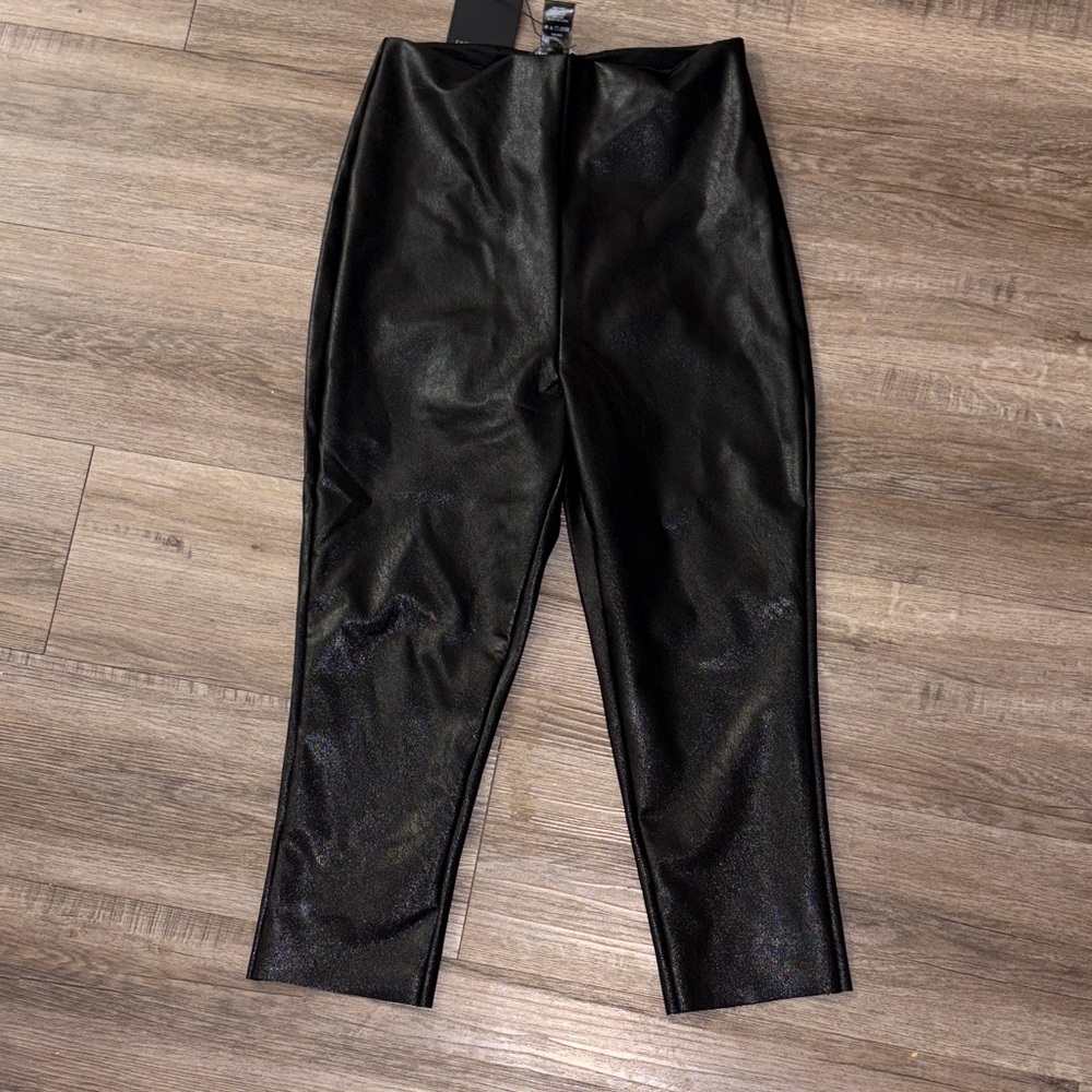 Fashion Nova Black Textured Leggings